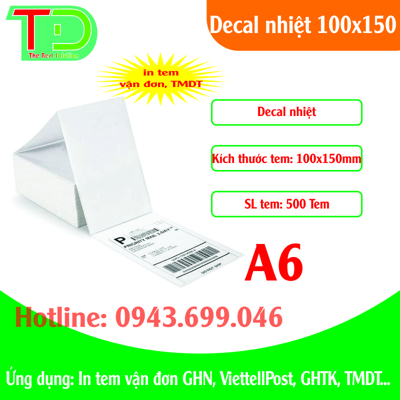 Tệp Decal nhiệt 100x150